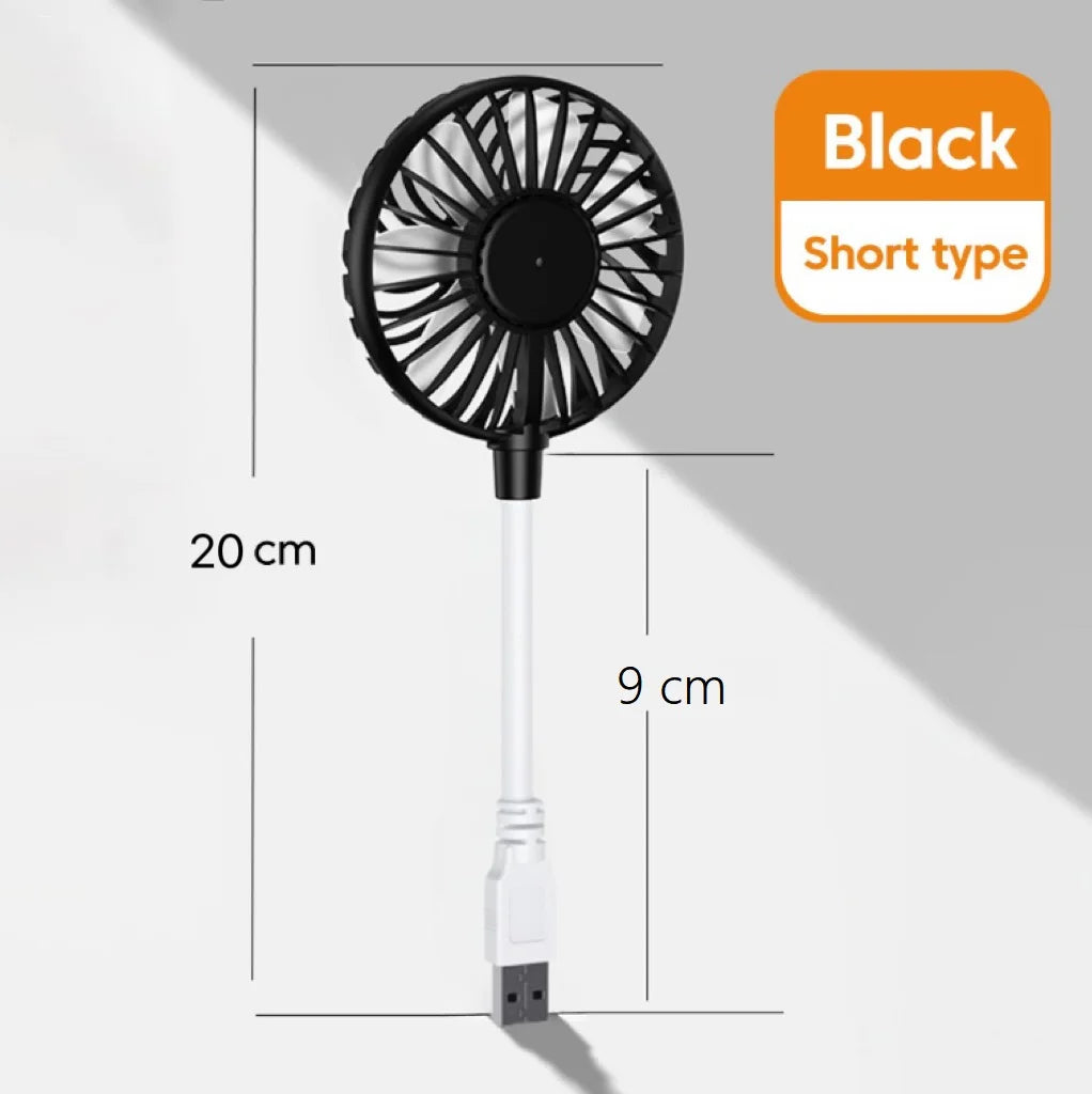 Silent USB Desk Fan – Plug-In, Compact, Instant Cooling
