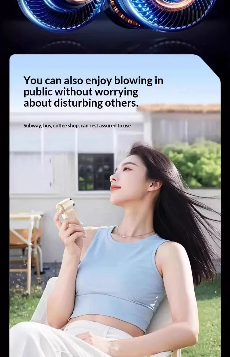 Pocket Mini Fan – Lightweight, Portable, Travel Fan