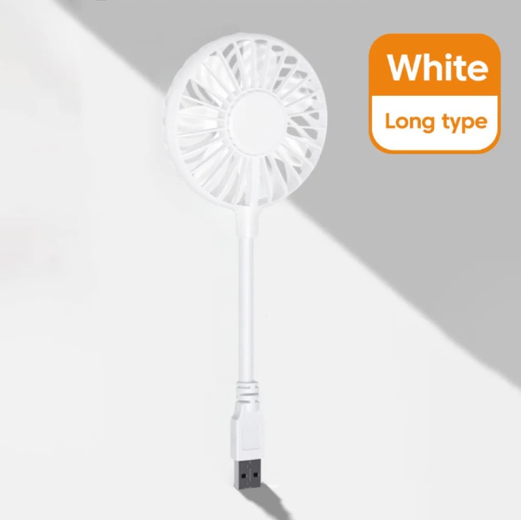 Silent USB Desk Fan – Plug-In, Compact, Instant Cooling