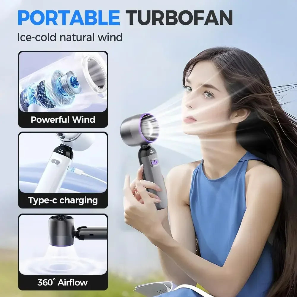 Handheld Fan – Multi-Speed, Portable Personal Fan for Travel