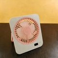 USB Desktop Fan – Foldable, 5-Speed, Power Display, Rechargeable