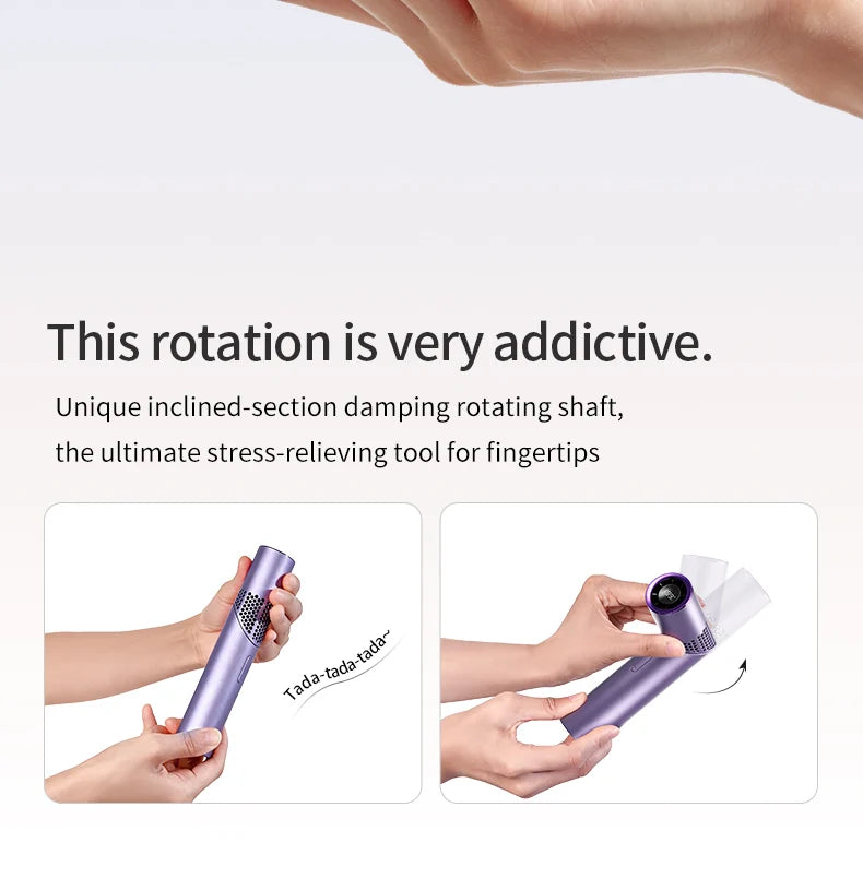 Foldable Neck Fan – Brushless Motor, Hands-Free, USB Rechargeable
